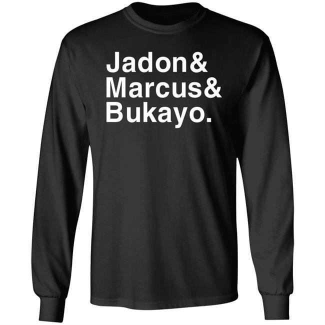 Jadon Marcus Bukayo Shirt Jason Sudeikis Wearing Support Of Jadon Marcus Bukayo Shirt Hoodie Sweatshirt