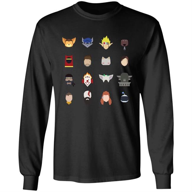 Playstation Merch Playstation Studios Character Icons Shirt