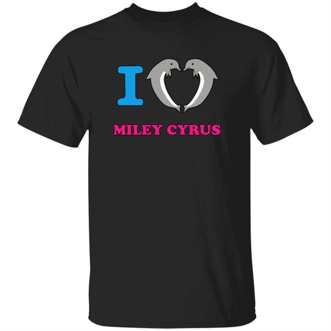 I Love Miley Cyrus Shirt Aron Piper
