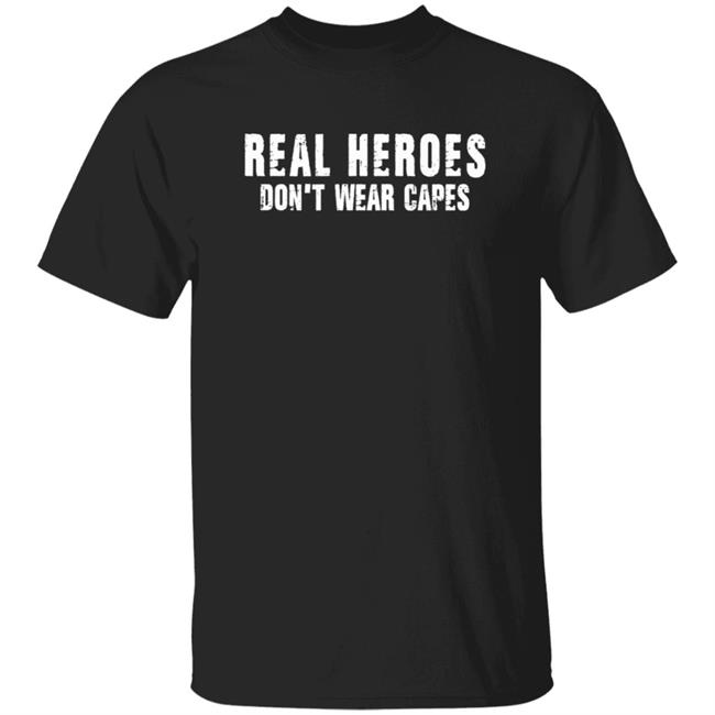 Real Heroes Don't Wear Capes Shirt Ryan Weaver Afghanistan Heroes T Shirt Gritgear Store