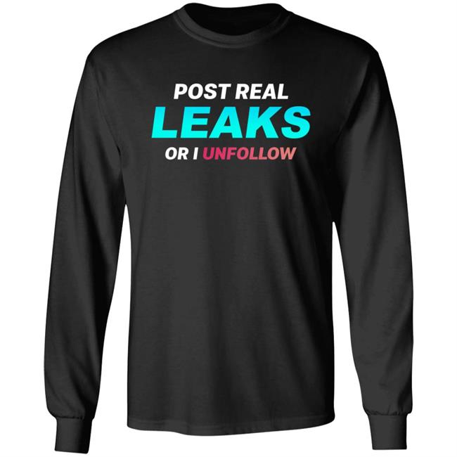 Post Real Leaks Of I Unfollow Shirt Fitzy Leakz