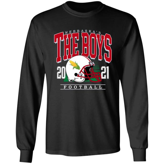 The Boys Nebraska 2021 Foolball Shirt Barstool Sports