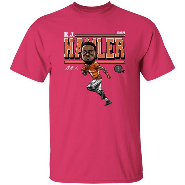 Tim Patrick Wearing Kj Hamler Shirt Denver Football K.J. Hamler Cartoon Shirt Tim Patrick Wearing Kj Hamler Shirt Denver Football K.J. Hamler Cartoon Shirt