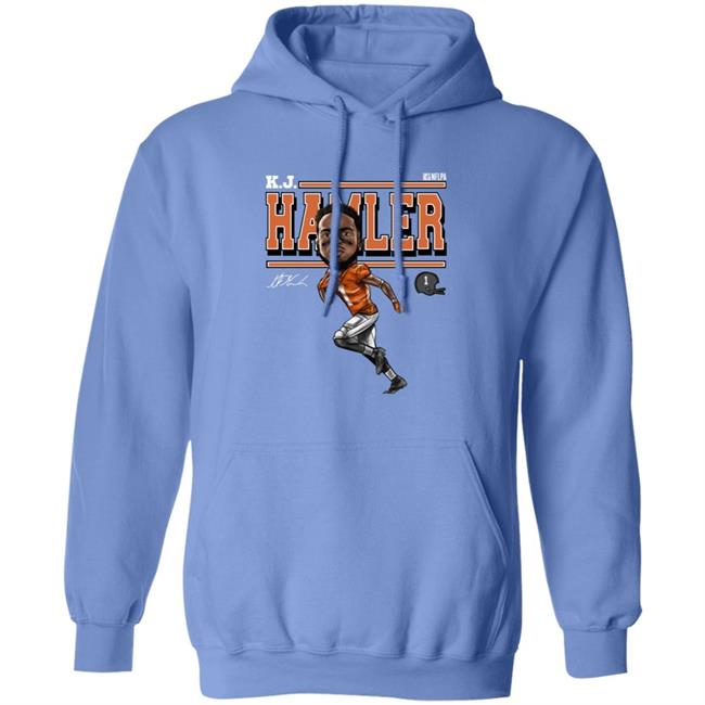 Tim Patrick Wearing Kj Hamler Shirt Denver Football K.J. Hamler Cartoon Shirt Tim Patrick Wearing Kj Hamler Shirt Denver Football K.J. Hamler Cartoon Shirt