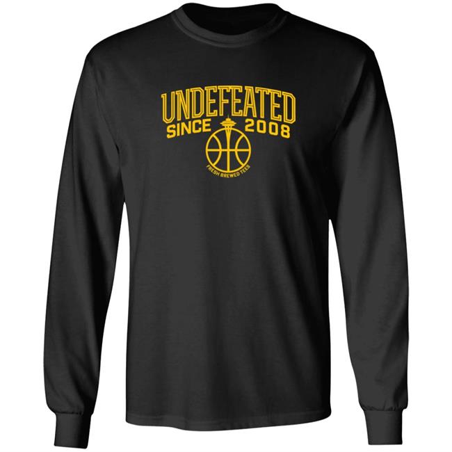 Fresh Brewed Tees Undefeated Since 2008 Shirt Rob Perez