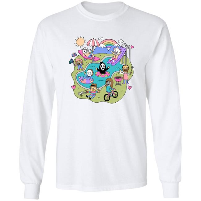 Die9times Merch Horror Movie Pool Party Shirt Sean Solomon