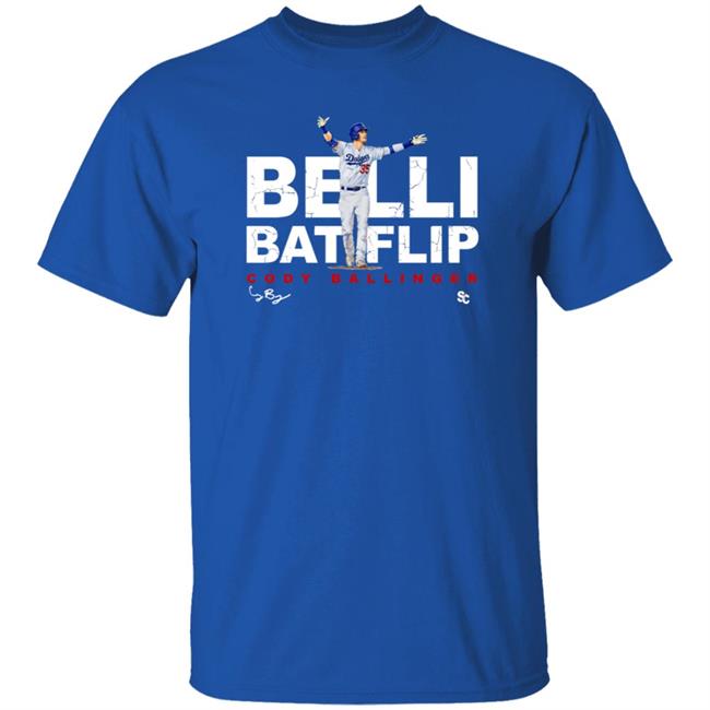 Belli Bat Flip Cody Bellinger Shirt Ashley Brewer Belli Bat Flip Cody Bellinger Shirt Hoodie Sweatshirt