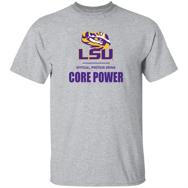 Lsu Official Protein Drink Core Power Shirt Hoodie Sweatshirt Liam Shanahan