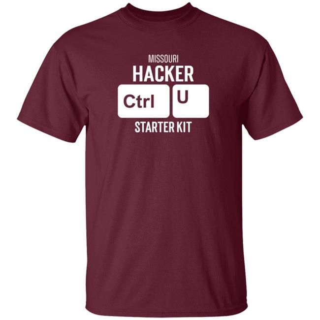 Missouri Hacker Ctrl U Starter Kit Shirt Tonymess Missouri Hacker Ctrl U Starter Kit Shirt Hoodie Sweatshirt