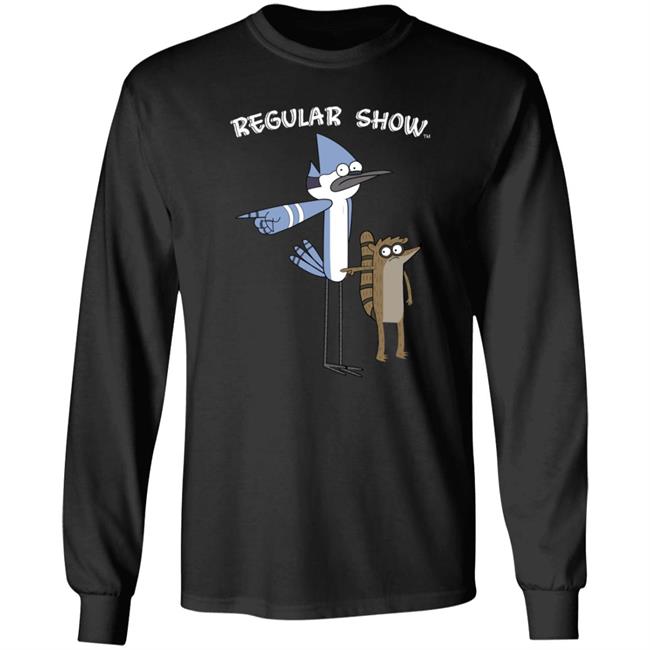 Regular Show Pointing Rigby And Mordecai Shirt
