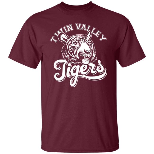 TWIN VALLEY Tigers Shirt Hoodie Sweatshirt And T Shirt TWIN VALLEY Tigers Shirt Hoodie Sweatshirt And T Shirt