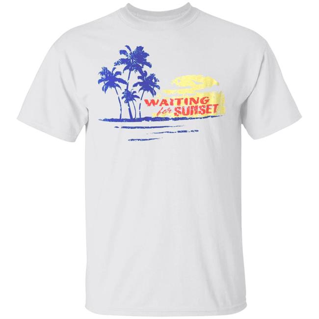Waiting For Sunset Shirt White Hoodie Sweatshirt
