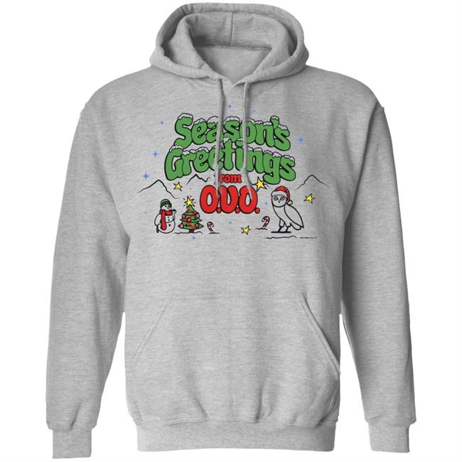 OVO HOLIDAY T SHIRT White Hoodie Sweatshirt OVO HOLIDAY T SHIRT White Hoodie Sweatshirt