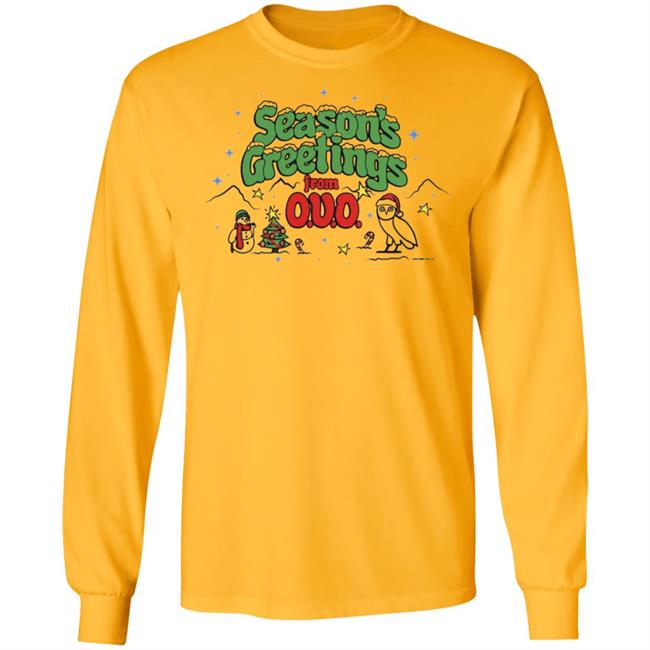 OVO HOLIDAY T SHIRT White Hoodie Sweatshirt OVO HOLIDAY T SHIRT White Hoodie Sweatshirt