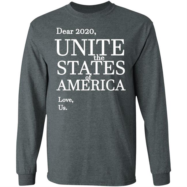 dear 2020 Unite the States of America shirt Black Hoodie Sweatshirt dear 2020 Unite the States of America shirt Black Hoodie Sweatshirt