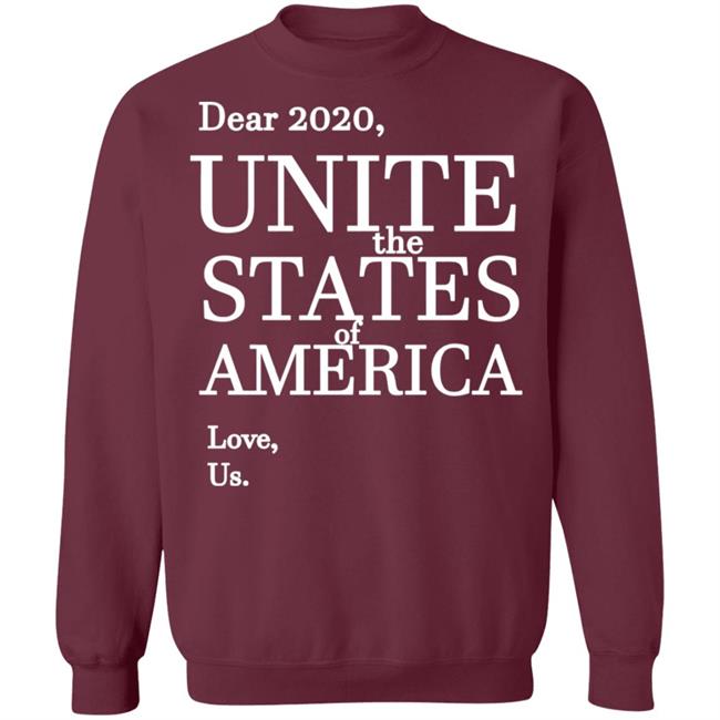 dear 2020 Unite the States of America shirt Black Hoodie Sweatshirt dear 2020 Unite the States of America shirt Black Hoodie Sweatshirt