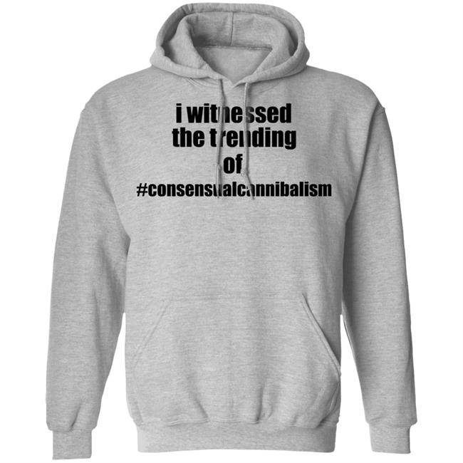 i witnessed the trending t shirt White Hoodie Sweatshirt i witnessed the trending t shirt White Hoodie Sweatshirt