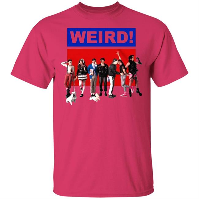 WEIRD! WHITE T-SHIRT White Hoodie Sweatshirt WEIRD! WHITE T-SHIRT White Hoodie Sweatshirt