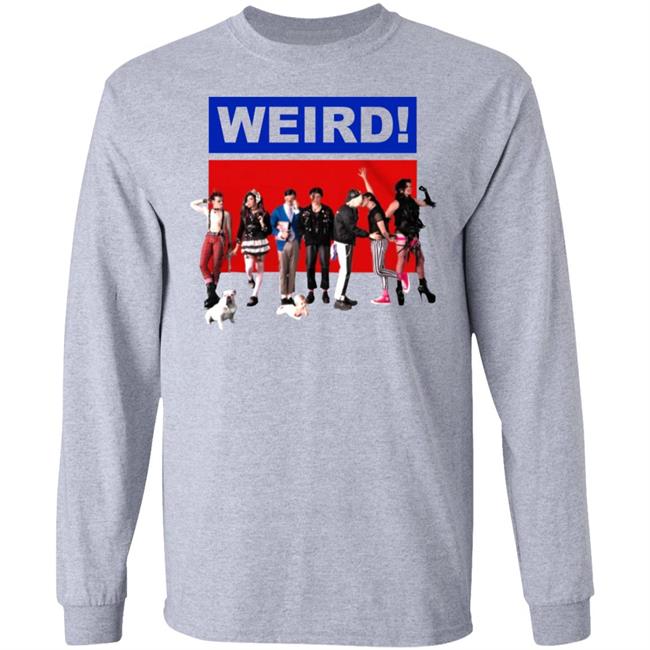 WEIRD! WHITE T-SHIRT White Hoodie Sweatshirt WEIRD! WHITE T-SHIRT White Hoodie Sweatshirt