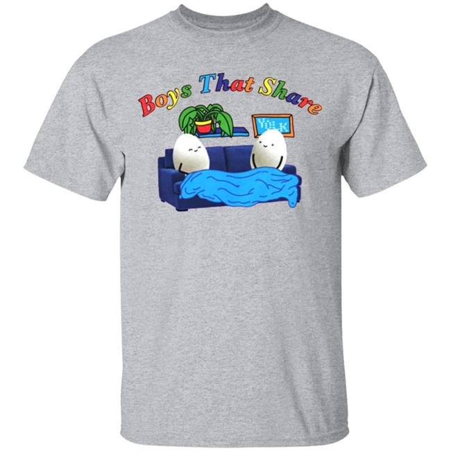 BOYS THAT SHARE TEE shirt White Hoodie Sweatshirt BOYS THAT SHARE TEE shirt White Hoodie Sweatshirt