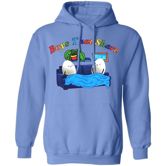 BOYS THAT SHARE TEE shirt White Hoodie Sweatshirt BOYS THAT SHARE TEE shirt White Hoodie Sweatshirt