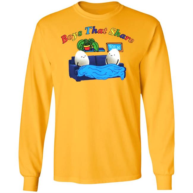 BOYS THAT SHARE TEE shirt White Hoodie Sweatshirt BOYS THAT SHARE TEE shirt White Hoodie Sweatshirt