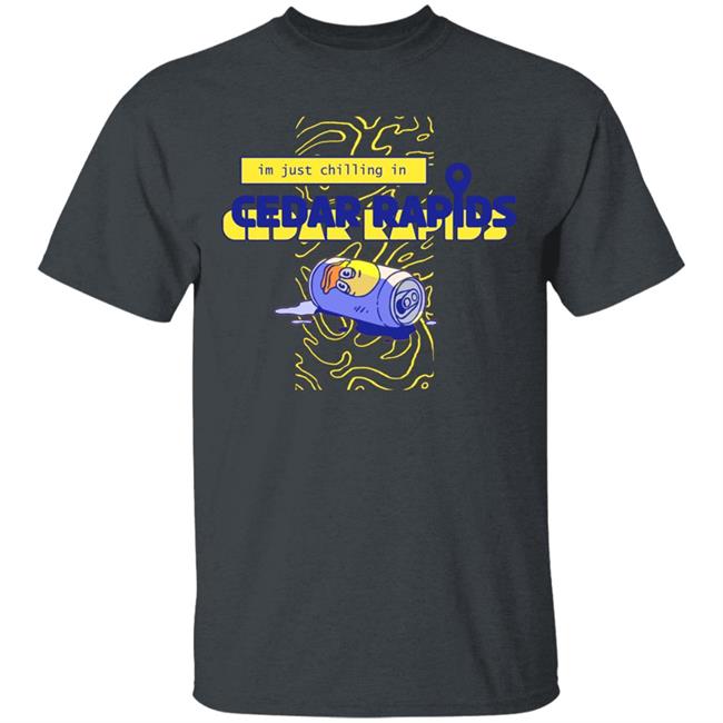 CEDAR RAPIDS T-SHIRT Apparel Duck Planet Merch CEDAR RAPIDS T-SHIRT Apparel Duck Planet Merch