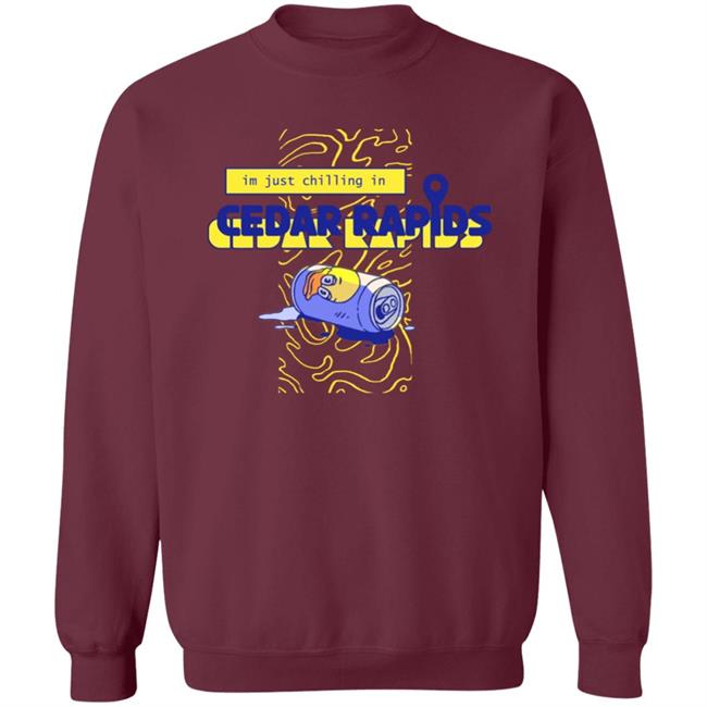CEDAR RAPIDS T-SHIRT Apparel Duck Planet Merch CEDAR RAPIDS T-SHIRT Apparel Duck Planet Merch