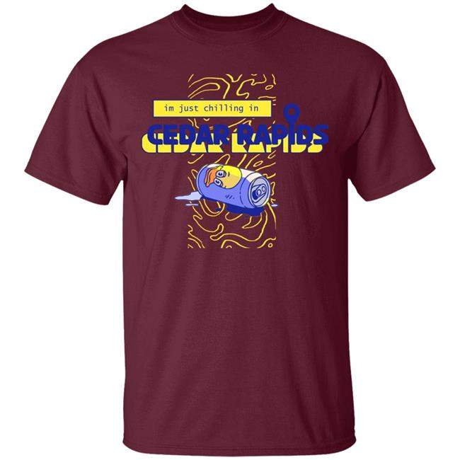 CEDAR RAPIDS T-SHIRT Apparel Duck Planet Merch CEDAR RAPIDS T-SHIRT Apparel Duck Planet Merch