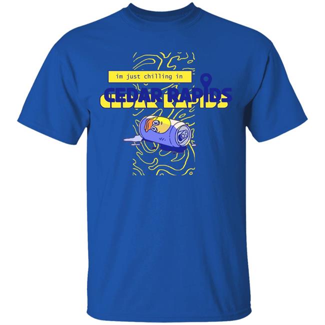CEDAR RAPIDS T-SHIRT Apparel Duck Planet Merch CEDAR RAPIDS T-SHIRT Apparel Duck Planet Merch