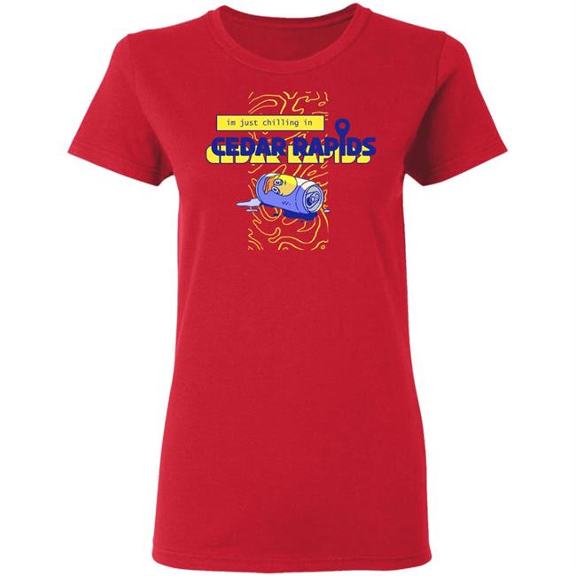 CEDAR RAPIDS T-SHIRT Apparel Duck Planet Merch CEDAR RAPIDS T-SHIRT Apparel Duck Planet Merch