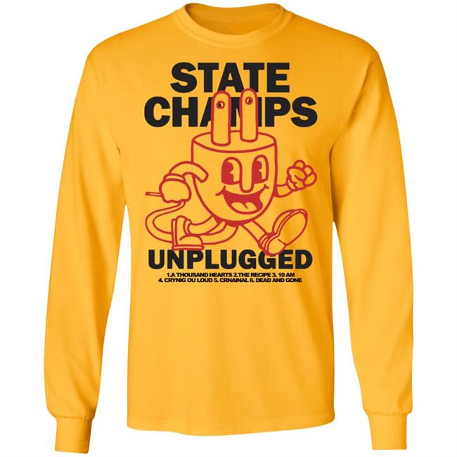 State Champs Merch Unplugged Hoodie Sweatshirt State Champs Merch Unplugged Hoodie Sweatshirt