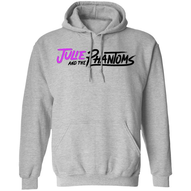 JULIE AND THE PHANTOMS HORIZONTAL LOGO T SHIRT Julie And The Phantoms Hoodie JULIE AND THE PHANTOMS HORIZONTAL LOGO T SHIRT Julie And The Phantoms Hoodie