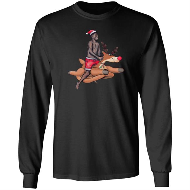 Ian Wright's Santa's Saka Sweatshirt Bukayo Saka Sweatshirt