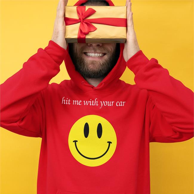 Black Hit Me With Your Car T Shirt Shirtsthtgohard