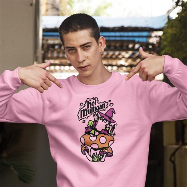 Hot Mulligan Merch Mushroom Wizard Hoodie Hot Mulligan Band
