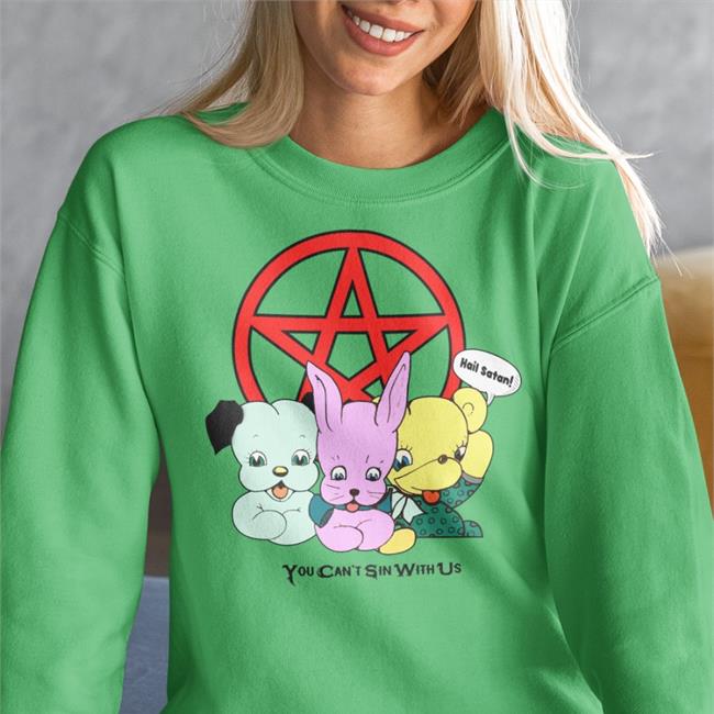 The Goodshirts Shop You Can't Sin With Us Long Sleeve T Shirt Shirts That Go Hard