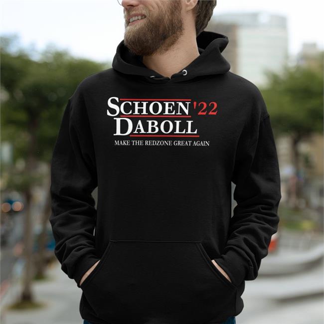 Licenseplateguy Schoen'22 Daboll Make The Redzone Great Again Hoodie