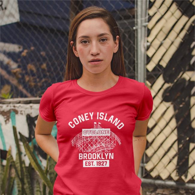 Coney Island Cyclone Brooklyn Shirt Tommyinnit Red