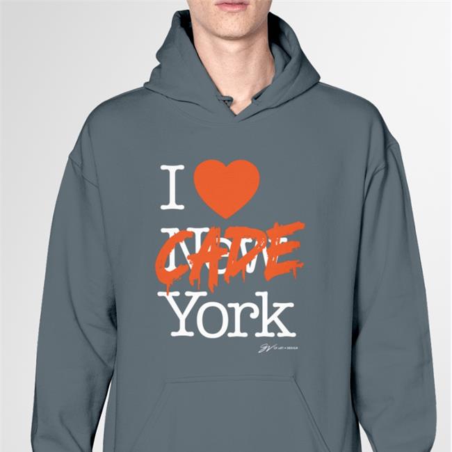 I Heart Cade York Shirt Gvartwork I Love Cade New York Shirt Gv Art + Apparel