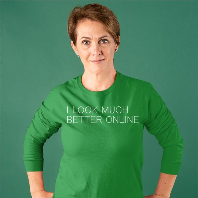 Lostmythicality I Look Much Better Online Hoodie Blue