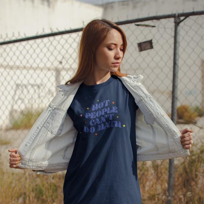 Hot People Can't Do Math Shirt Abby Govindan Dump Him Merch