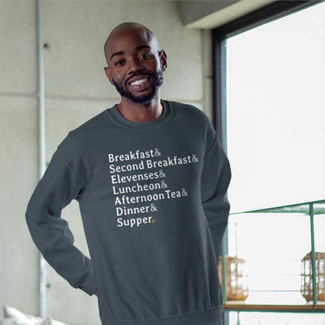 Hobbit Daily Meals Lord Of The Rings Tee