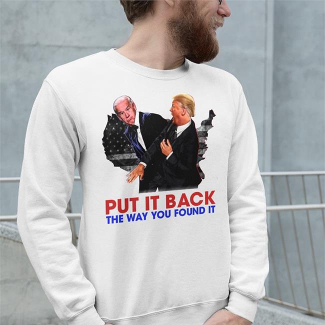 Zack Morris Wearing Put It Back The Way You Found It T Shirt