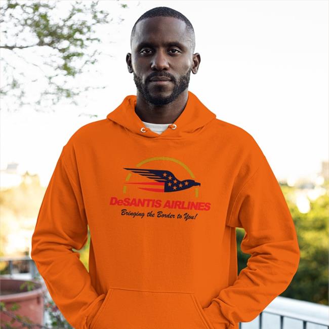 Rasmussen Reports Desantis Airlines Bringing The Border To You Hoodied Sweatshirt