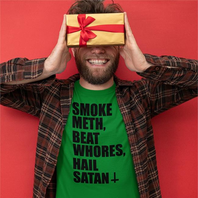 Smoke Meth Beat Whores Hail Satan New Shirt