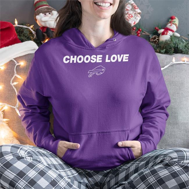 Buffalobills Store Choose Love Buffalo Bills T Shirt