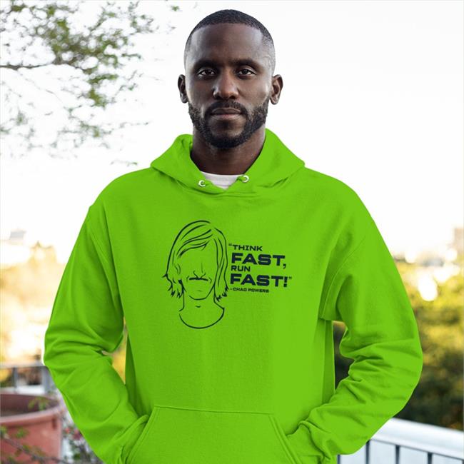 Penn State Athletics Think Fast Run Fast Chad Powers T Shirt Medlar Field