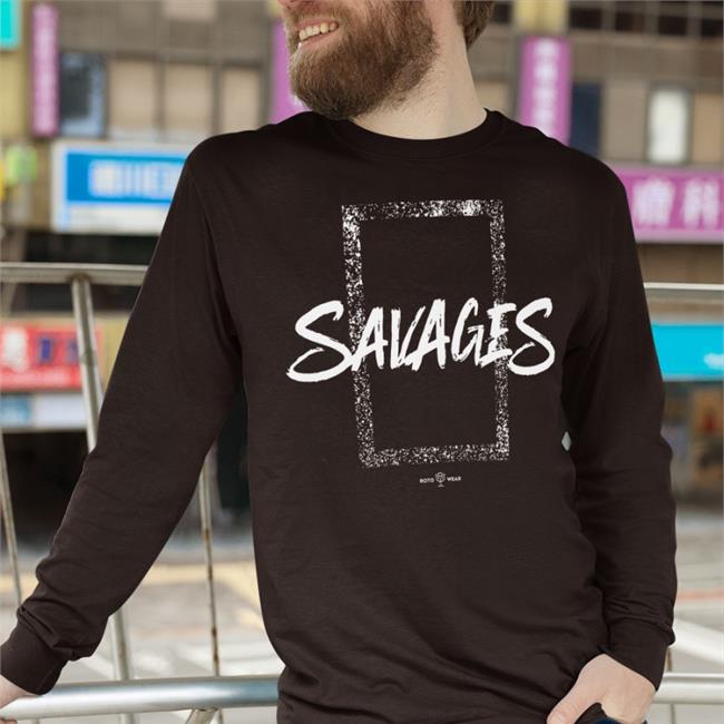 Navy Savages T-Shirt Rotowear