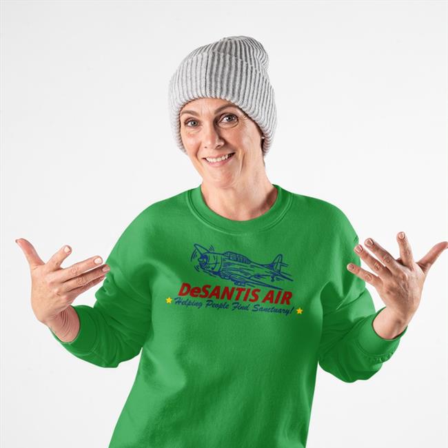 Desantis Air Helping People Find Sanctuary T Shirt